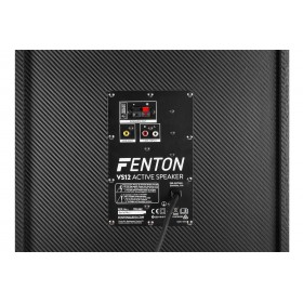 Master aansluitingen Fenton VS12 Actieve Speaker Set 12" Bluetooth, LED 1200W