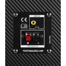 Slave aansluitingen  Fenton VS12 Actieve Speaker Set 12" Bluetooth, LED 1200W