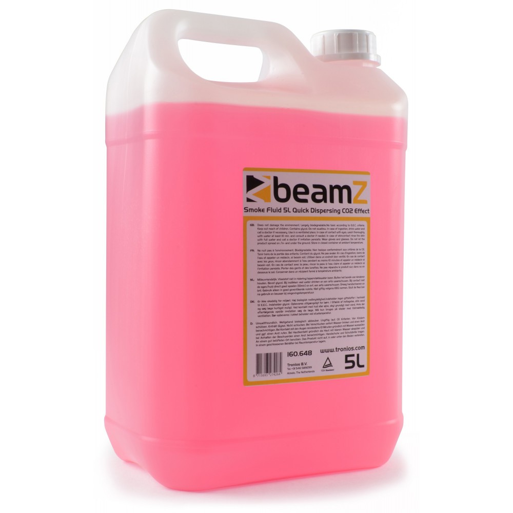 BeamZ FSMF5Q - Rookvloeistof 5lt Quick Dispersal CO2 effect