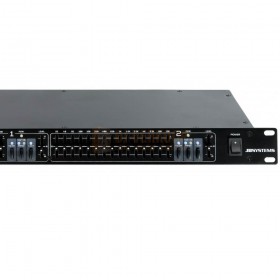 Bediening voorkant JB Systems BEQ-15 - 2x15 band stereo equalizer B00288