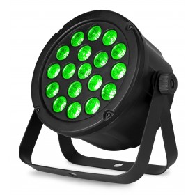 Voorkant groen SlimPAR45 18x 3W 3-in-1 RGB LED's DMX