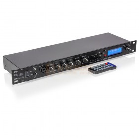 Ibiza Sound MM-Player - 19" 1HE MultiMedia player met Bluetooth, USB, SD, FM, AUX & Afstandsbediening