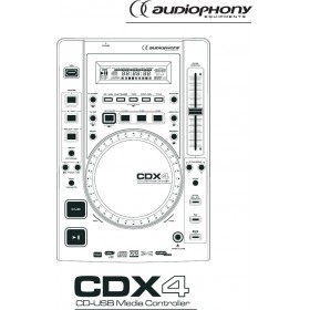 Tekening CDX4 - CD / USB / MP3 speler met verschillende effecten