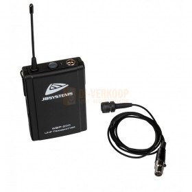 Belt-pack JB Systems WBS-200 - UHF draadloos microfoonsysteem inclusief WBP-200 belt-pack en lavalier microfoon