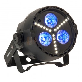 Blauw Ibiza Light PAR-MINI-STR - 4-IN-1 RGBW LED PAR CAN MET SMD LED STROBE