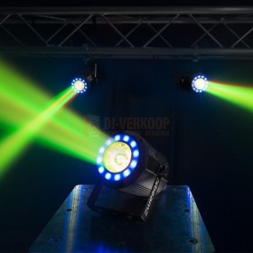 Licht effect geel 2 BeamZ PS40 Beam Spot 4-in-1 40W met LED-ring