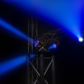 Licht effect blauw 2BeamZ PS40 Beam Spot 4-in-1 40W met LED-ring