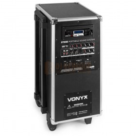 Bedieningspaneel Vonxy ST095 Portable Sound Systeem 8 "CD / UHF / MP3 met Bluetooth