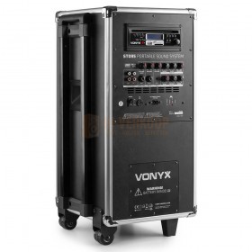 Schijn Vonxy ST095 Portable Sound Systeem 8 "CD / UHF / MP3 met Bluetooth