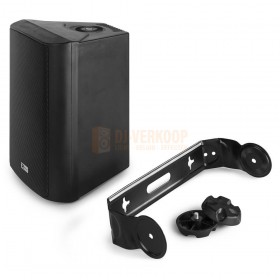 Speaker met beugel Power Dynamics BC50V Luidsprekerset zwart 100V 8 Ohm 5,25 "120W - IPX5