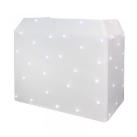 Wit Equinox DJ Booth LED Starcloth-systeem, CW