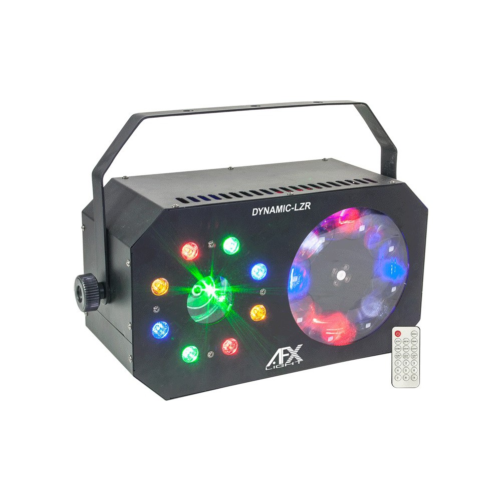 AFX Light DYNAMIC-LZR - 3-IN-1 LED licht effect: GOBO - Wash/Strobe - laser