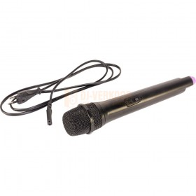 microfoon Party Light & Sound Party-15LED - Draagbare Luidspreker 15 Inch - 800W Met USB, Bluetooth, FM en VHF Microfoon