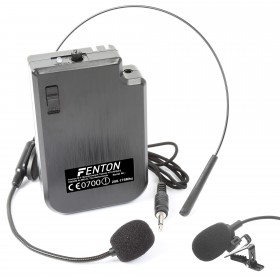 Fenton Draadloze VHF hoofdmicrofoon / headsetmicrofoon 200.175MHz