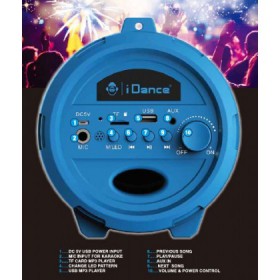 Voorkant - iDance Speakers Cyclone 401 Blue - Bluetooth Speaker