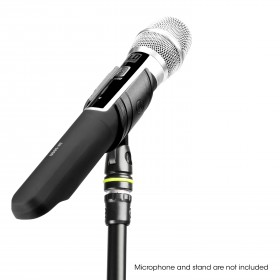 voorbeeld met microfoon Gravity MS CLMP 34 - Handheld Draadloze Microfoon Clip