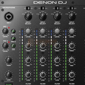 microfoon en kanalen EQ Denon DJ X1850 PRIME - Pro DJ Mixer