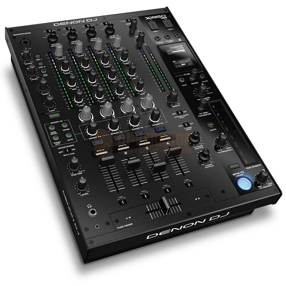 Denon DJ X1850 PRIME - Professionele 4-kanaals DJ Club Mixer