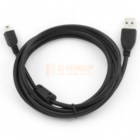 Bovenkant Cablepert - Premium Mini (5P)-USB kabel, 1.8 meter CCF-USB2-AM5P-6