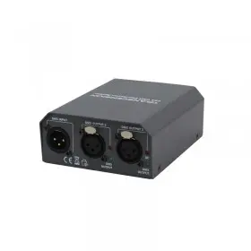 Transcension CS 2 - DMX Distributie Splitter met IEC stroom in en uit