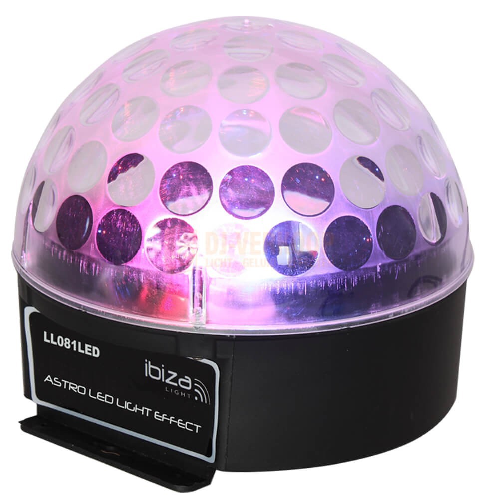 Ibiza Light ASTRO1 - RGB LED Bal LICHT EFFECT