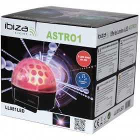 Doos Ibiza Light ASTRO1 - RGB LED Bal LICHT EFFECT