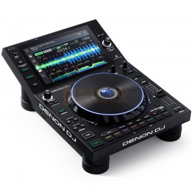 Schuin links Denon DJ SC6000 Prime Professionele DJ-mediaspeler met 10,1-inch touchscreen en WiFi-muziekstreaming