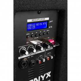 mp3 speler Vonyx CVB212 - PA Speaker Active 2x 12” BT MP3 1200W