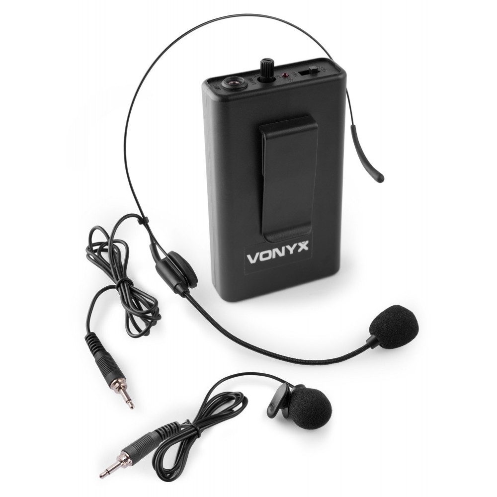 Vonyx BP12 - Bodypack Microfoonset 864.5MHz