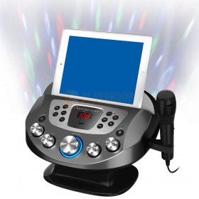 N-Gear NS282BT - Karaoke systeem met Bluetooth speaker, disco licht en microfoon met optionele tablet