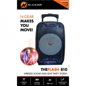 doos voorkant N-GEAR The Flash 810 - mobiele bluetooth trolley speaker