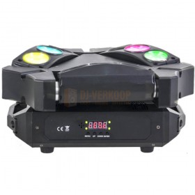 Ibiza Light 9Beam Mini - ‘SPIDER’ LICHTEFFECT 9 x 10W