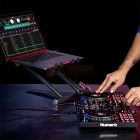 Numark Mixtrack Platinum FX - 4-Deck DJ-controller met jogwheel-displays en FX-paddles met serato dj software