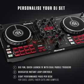 Numark Mixtrack Pro FX - 2-Deck DJ Controller met FX Paddles personalise youre dj set