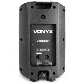 Achterkant top speakers Vonyx VX800BT - 2.1 Actieve Luidsprekerset