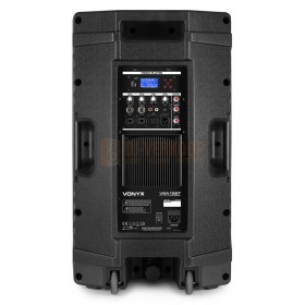 Achterkant - Vonyx VSA12BT - Bi-Amplified Active Speaker 12" 800W BT/MP3