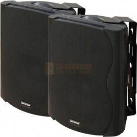 set zwart JB Systems Set K80 - Speakerbox set 2x 85W RMS in Zwart of Wit