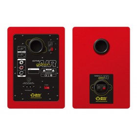 achterkant met aansluitingen Monkey Banana Gibbon AIR red - Rode Actieve Near-Field Studio Monitor set