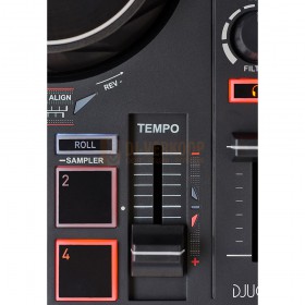 Hercules DJ - Control Inpulse 200 DJ Contoller tempo fader hoog