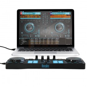 Hercules DJcontrol Compact - ''on-the-go'' DJ controller USB 2 decks