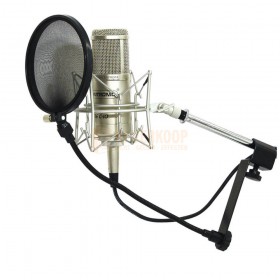 OMNITRONIC Microphone-Pop Filter zwart1