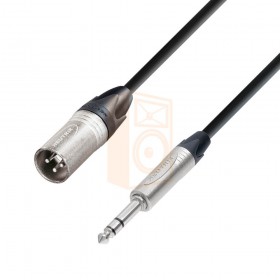 5 Star K5BMV - REAN XLR male naar 6.3 mm Jack stereo kabel 0,3 tot 10 meter