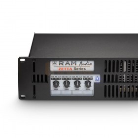 Ram Audio Zetta 440 - PA Eindversterker 4 x 1000 W 2 Ohm voorkant bedieningen