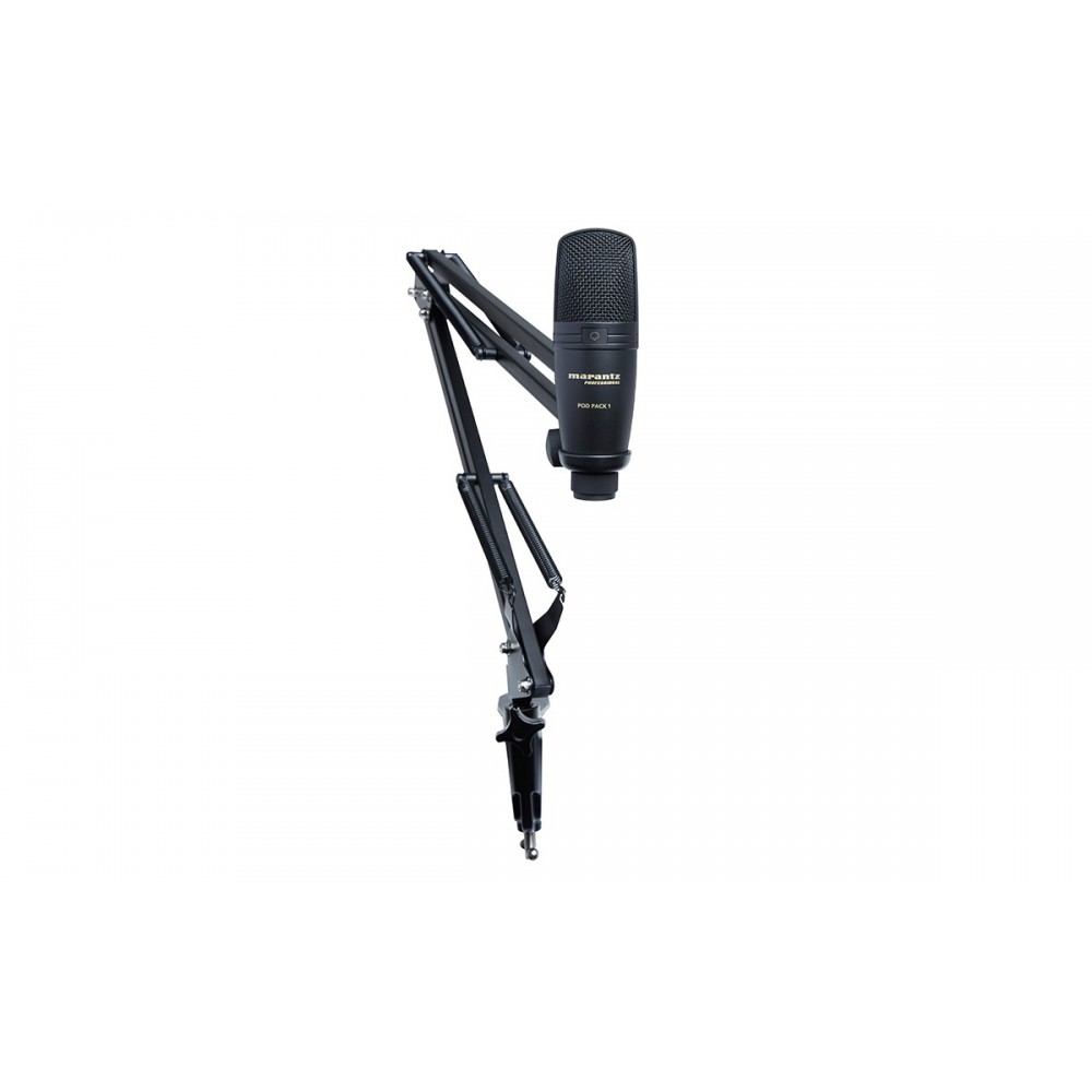 Marantz Proffesional - Pod Pack 1 USB-microfoon met boomarm en kabel
