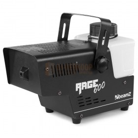 BeamZ Rage 600I - Rookmachine met bediening aan draad schuine voorkant