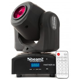 BeamZ Panther 40 - Led Spot movinghead met 45W LED en 7 kleuren en gobo's
