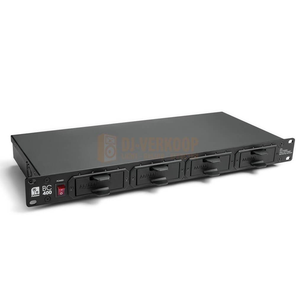 Palmer BC 400 AA - Professionele 19 "rackmount acculader