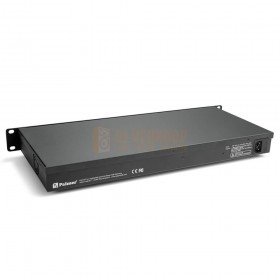 Palmer BC 400 AA - Professionele 19 "rackmount acculader achterkant