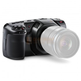 Blackmagic Pocket Cinema Camera 4K - Volledige 4/3 beeldsensor van 4096 x 2160 schuin