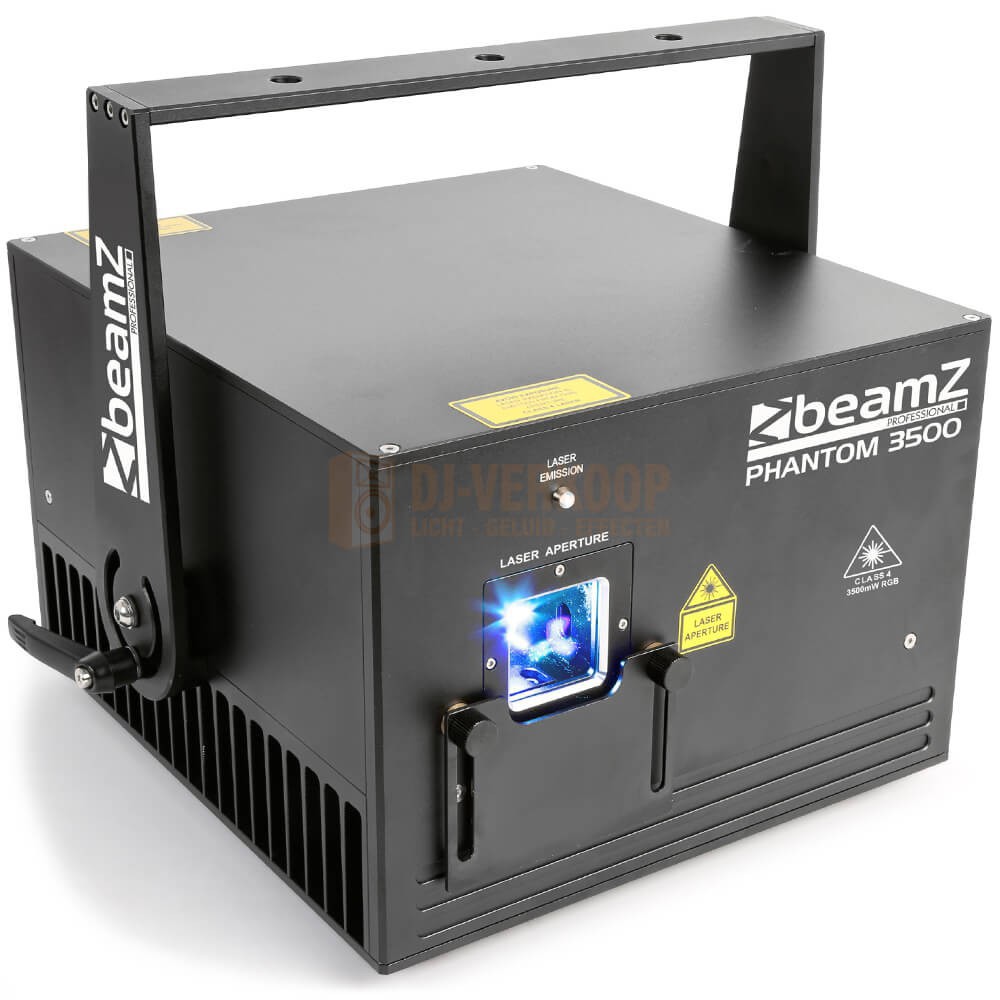 Beamz Phantom 3500 - Pure Diode Laser RGB Analoog  voorkant